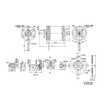 Мотор SunnySky X3530 V3 KV650 для літаків - Зображення 6