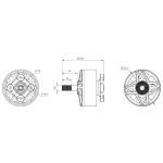 Мотор T-Motor F100 2810 1100KV 6S для коптерів - Зображення 5