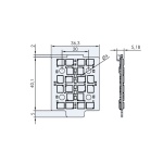 Регулятор T-Motor F60A MINI 4-в-1 8S 4x60A - Зображення 3