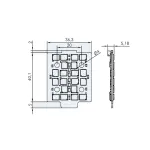 Регулятор T-Motor F60A MINI 4-в-1 8S 4x60A - Зображення 3