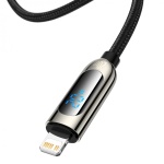 Кабель Baseus Display Fast Charging Type-C для IP 20W 2М Чорний (CATLSK-A01) - Зображення 2