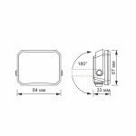 LED прожектор VIDEX F3 10W 5000K 220V Black (VLE-F3-0105B) - Зображення 2