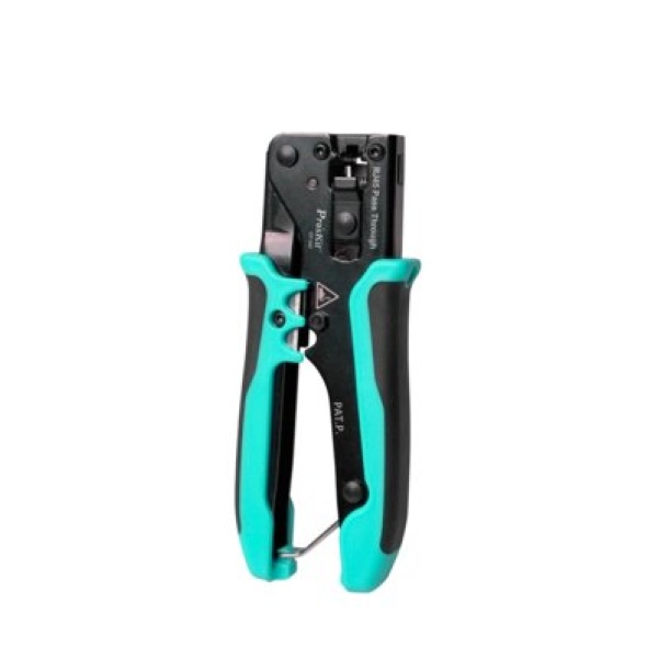 Кримпер для крученої пари Pro'sKit CP-342, 8P8C (RJ-45), різак, стрипер, Western, для наскрізних конекторів