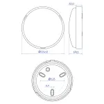 ДББ 20У-22-302У1 "Дельта-22 Д" 22Вт 2200Лм 5000К сірий - Зображення 3