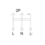 Виделка каучукова подовжена 2Р+PE 16А IP44 АСКО - Зображення 5