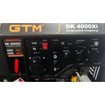 GTM Генераторна установка інверторна відкрита DK4000Xi, 3,8кВт  ном. потужн., 230В, 50Гц, Ручн.Старт - Зображення 4