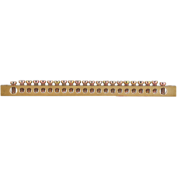 Шина PEN "земля-нуль" 6х9мм 22/2 22груп/креп по краях IEK (YNN11-22-100)