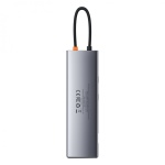 USB Hub Baseus Metal Gleam Series 11-in-1 Multifunctional Type-C Сірий (CAHUB-CT0G) - Зображення 2