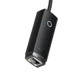 USB Hub Baseus Lite USB-A to RJ45 Ethernet 100Mbps Чорний (WKQX000001) - Зображення 3