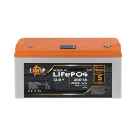 Акумулятор LP LiFePO4 12,8V - 200 Ah (2560Wh) (BMS 150A/75А) пластик LCD для ДБЖ