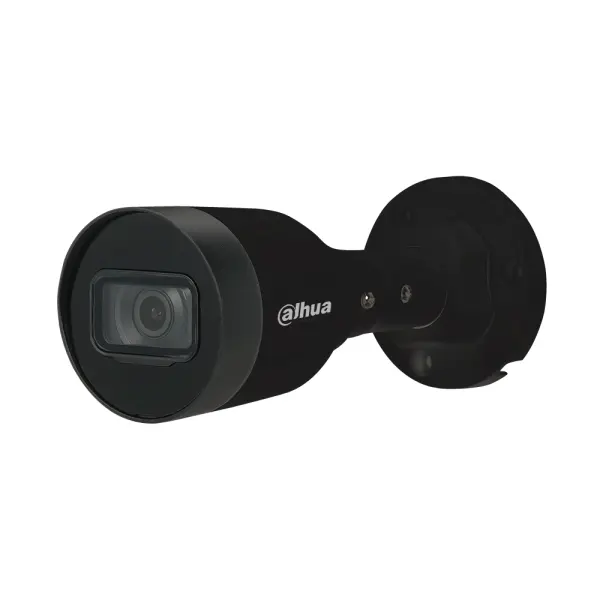 4Мп IP відеокамера Dahua з WDR чорного кольору DH-IPC-HFW1431S1-S4-BE (2.8 мм)