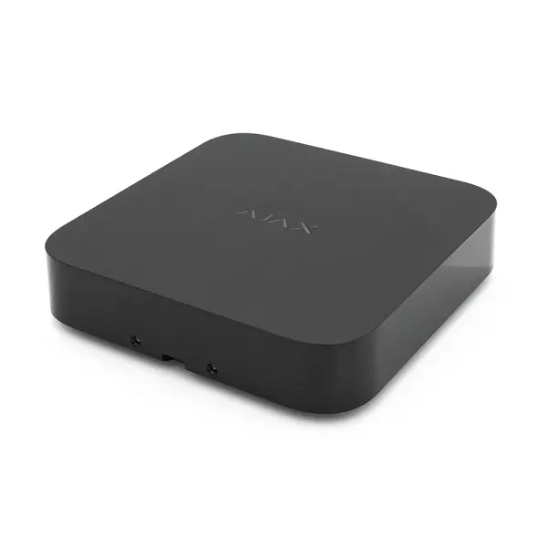 Мережевий відеореєстратор Ajax NVR (8ch) black, роздільна здатність до 4К, підтримка ONVIF/RTSP, декодування H.265/H.264, ємність до 16Тб