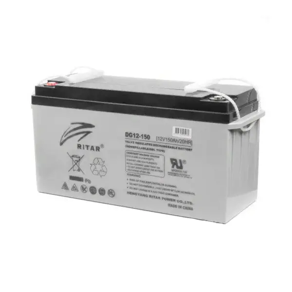 Акумуляторна батарея GEL RITAR DG12-150, Gray Case, 12V 150.0Ah  ( 483 х 170 х 242) Q1/25