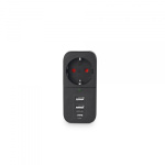 Мережевий адаптер VIDEX ONCORD з/з 1п 2.4A 2USB+USB-C Black - Зображення 5