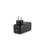Мережевий адаптер VIDEX ONCORD з/з 1п 2.4A 2USB+USB-C Black - Зображення 6