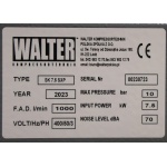 Гвинтовий компресор з ремінним приводом WALTER SK 7,5 SXP - Зображення 5