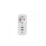 Мережевий адаптер VIDEX ONCORD з/з 1п 2.4A 2USB+USB-C White - Зображення 5