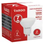 LED лампа VARGO GU10 7W 4000K (V-116011) - Зображення 3