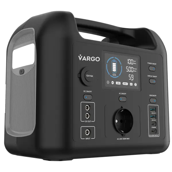 Зарядна станція VARGO VRG 7834 500Вт / 518Вт*год / 162000mAh