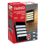 Свiтлодiодний свiтильник VARGO ЖКХ 24W 6500K 2400lm IP54 AC165-265V прямокутн.з решіткою Розмір: 200x162x58мм (V-111853) - Зображення 6