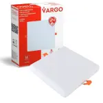 Свiтлодiодний свiтильник VARGO квадрат 24W 5000K 2400lm 175-265V з регульованими кліпсами розмір отв. 50-150mm, розмір 170*170mm (V-111782)