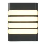 Свiтлодiодний свiтильник VARGO ЖКХ 24W 6500K 2400lm IP54 AC165-265V прямокутн.з решіткою Розмір: 200x162x58мм (V-111853) - Зображення 3