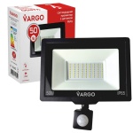 LED прожектор з датчиком руху VARGO 50W 220V 6500K (V-330350)