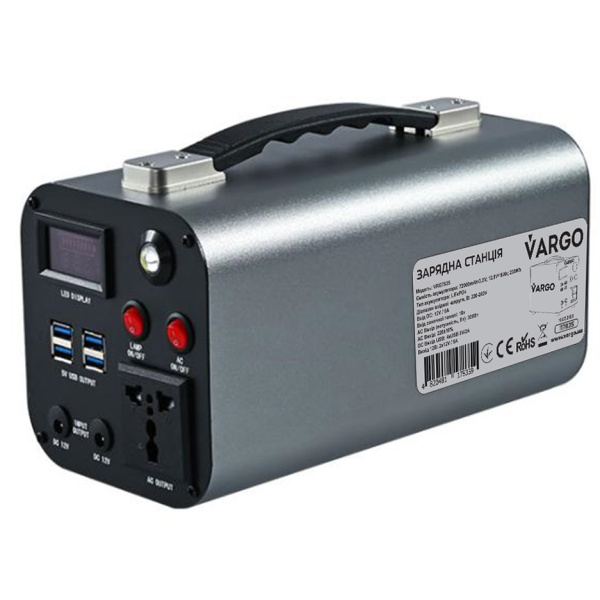 Зарядна станція VARGO VRG7836 500Вт / 333Вт*год / 90000mAh