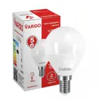 LED лампа VARGO G45 5W E14 665lm 4000K (V-110538)