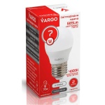 LED лампа VARGO G45 7W E27 665lm 4000K (V-110541) - Зображення 3