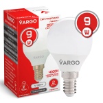 LED лампа VARGO G45 9W E14 855lm 4000K (V-111144)