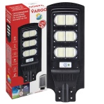 Світлодіодний вуличний світильник на сонячній батареї VARGO 120W 6500K, 5400lm V-116791