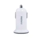 Автомобільний зарядний пристрій Remax Mini USBx2 2.4A/1A White