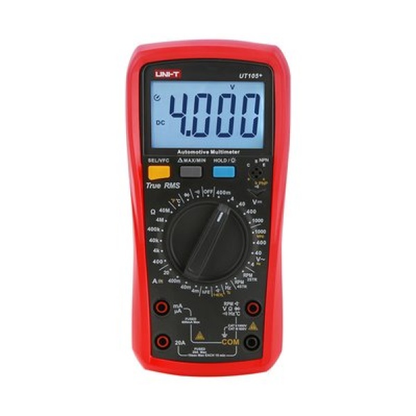 Мультиметр UNI-T UT105+, цифровий, автомобільний (тріщина на кришці)