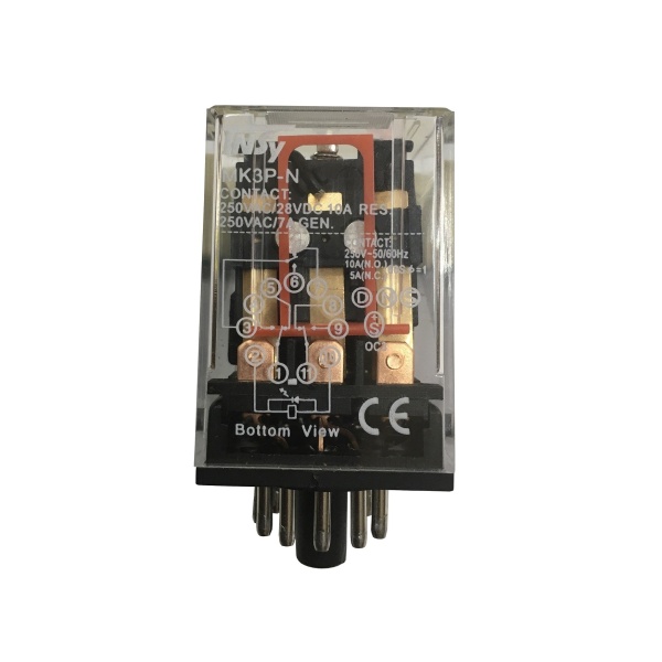 Реле проміжне РП3К3-MK3P 10А 220АС LED 3p TNSy