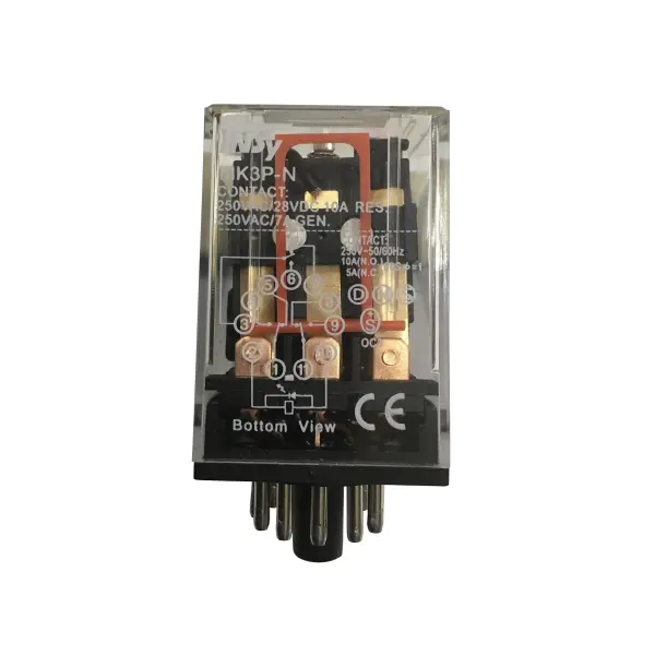 Реле проміжне РП3К3-MK3P 10А 24DС LED 3p TNSy