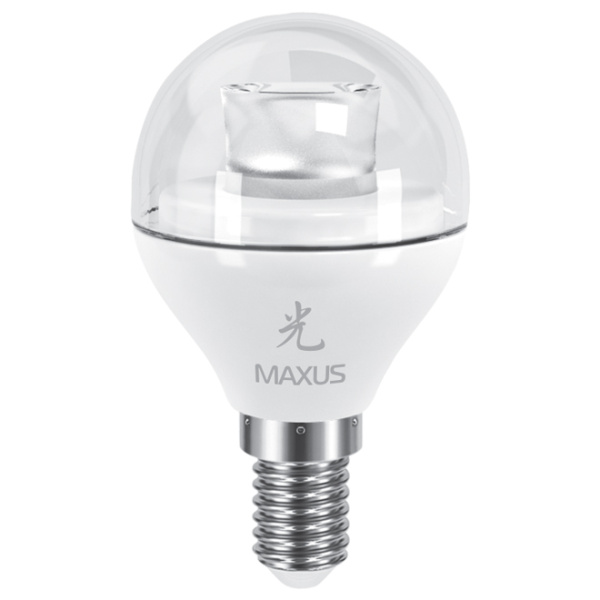 Лампа світлодіодна LED Maxus 1-LED-431 G45 4W 3000K 220V E14 АР