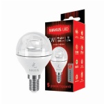 Лампа світлодіодна LED Maxus 1-LED-431 G45 4W 3000K 220V E14 АР - Зображення 2