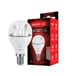 Лампа світлодіодна LED Maxus 1-LED-435 G45 6W 3000K 220V E14 АР - Зображення 2