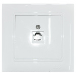 Розетка телефонна RJ-11 "ЛАДА" біла 220