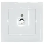 Розетка телефонна RJ-11 "ЛАДА" біла 220