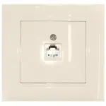 Розетка телефонна RJ-11 "ЛАДА" крем 220
