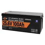 Акумулятор LP LiFePO4 24V (25,6V) - 100 Ah (2560Wh) (Smart BMS 100А) з BT пластик для ДБЖ - Зображення 3