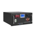 Акумулятор LP LiFePO4 48V (51,2V) - 100 Ah (5120Wh) (Smart BMS 100A) з LCD RM - Зображення 3