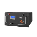 Акумулятор LP LiFePO4 48V (51,2V) - 230 Ah (11776Wh) (Smart BMS 200A) с LCD RM - Зображення 2