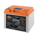 Акумулятор LP LiFePO4 12,8V - 50 Ah (640Wh) (BMS 40A/40А) пластик LCD Smart BT - Зображення 2