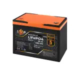 Акумулятор LP LiFePO4 25,6V - 50 Ah (1280Wh) (BMS 80A/50А) пластик Smart BT - Зображення 2
