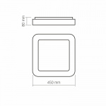 LED світильник VIDEX EDGE-SC-72W-BLACK (VLE-ESC-72B) - Зображення 6