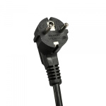 Мережевий подовжувач VIDEX ONCORD з/з 3п 3м (3x1.5мм) 2.4А 2USB+USB-C з кнопкою Black - Зображення 7