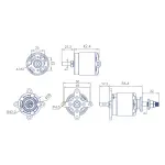 Мотор Dualsky ECO 3520C KV510 1150W для літаків - Зображення 5